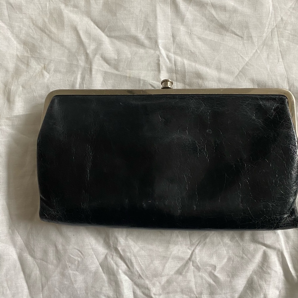 Hobo Large Black Wallet